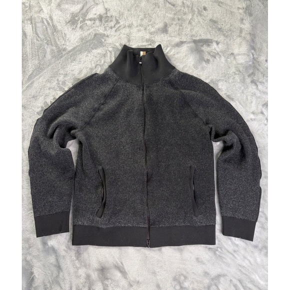 Boss Other - Boss Fleece Jacket H-Domico Mens 3XL Gray Full Zip Knit zippered pockets
